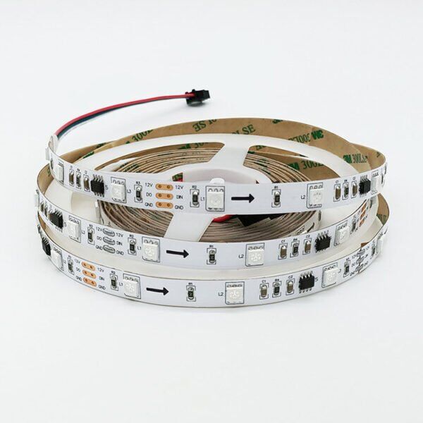 WS2812B LED Pixel Strip, 30/60/74/96/144 LEDs/m, Individually ...